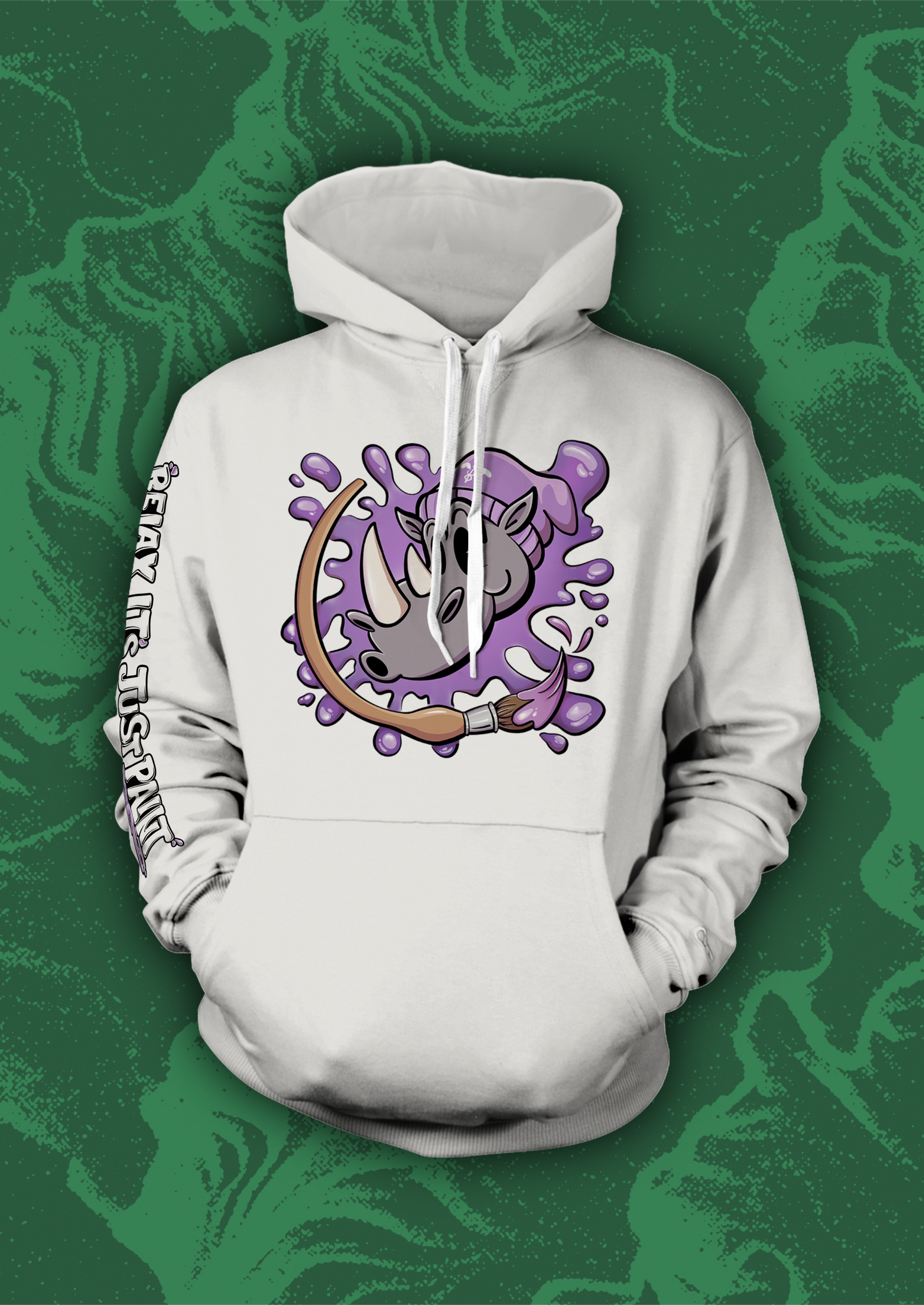 Dr. Rhino | It's Just Paint - Pullover Hoodie