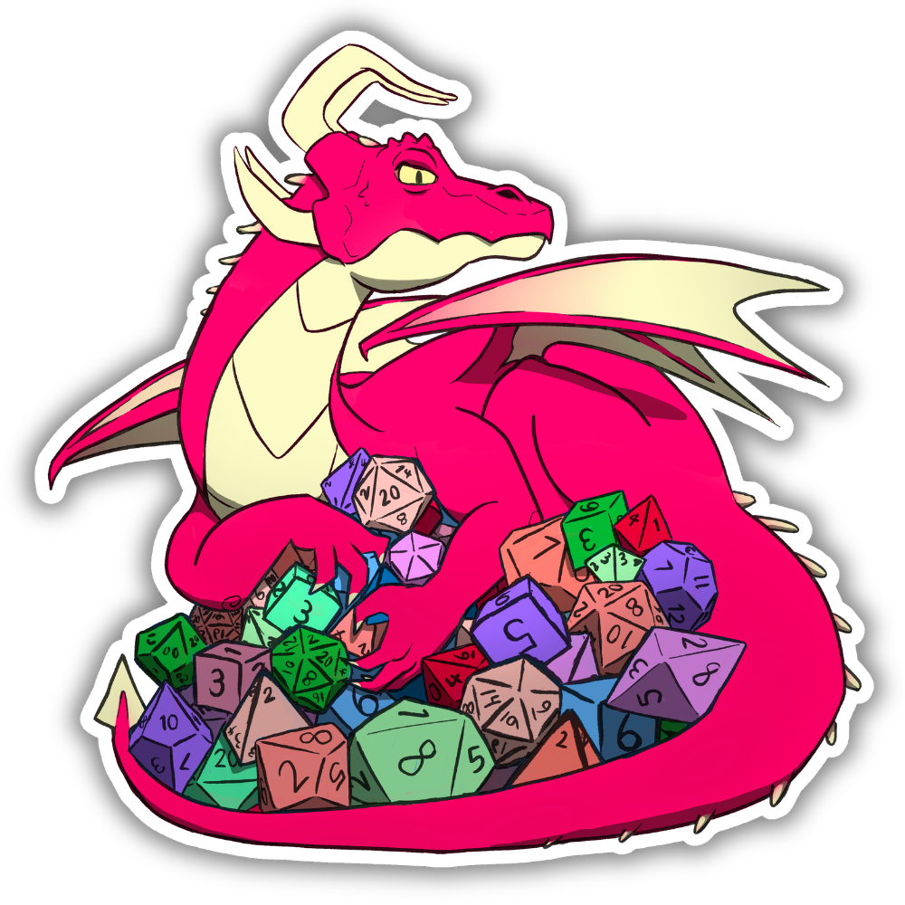 Nate Lands | Dice Hoard - Sticker